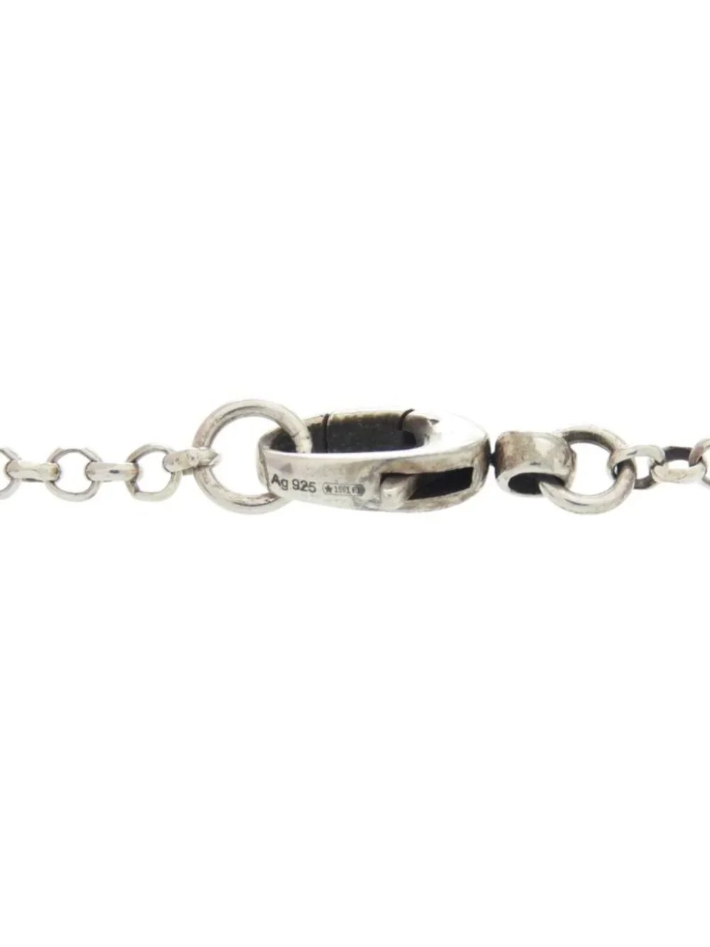 Gucci Arabesque Double Key 925 Sterling Silver Necklace